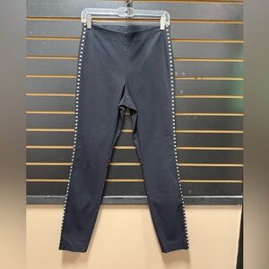 INC International Concepts Black Studded Side Leggings – Size 4